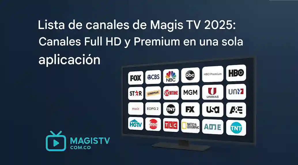 Lista de canales de Magis TV 2025: canales Full HD y premium en una sola aplicación